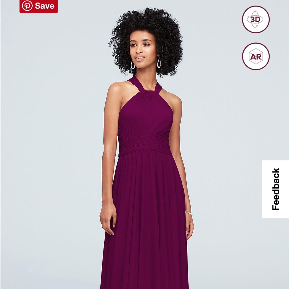 David’s Bridal Bridemaid dress, size 10